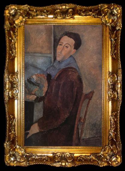 framed  Amedeo Modigliani Self-Portrait, ta009-2